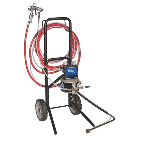 Triton Aluminium Pump Package, cart mount with suction hose Triton Aluminium Pump Package, cart mount with suction hose